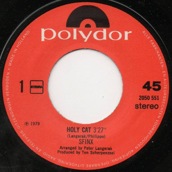 Sfinx (5) : Holy Cat (7", Single)