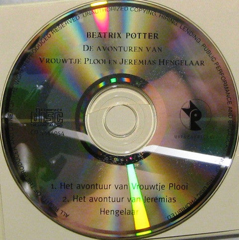 Beatrix Potter : De Avonturen Van Vrouwtje Plooi En Jeremias Hengelaar (CD, RE)