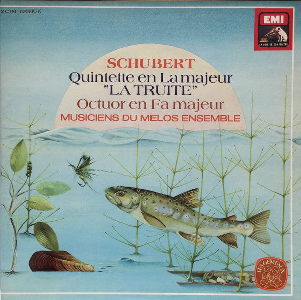 Schubert*, Musiciens Du Melos Ensemble* : Quintette En La Majeur "La Truite" / Octuor En Fa Majeur (2xLP, Album)