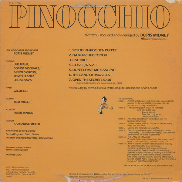 Masquerade (4) : Pinocchio (LP, Album, Mixed, Ter)