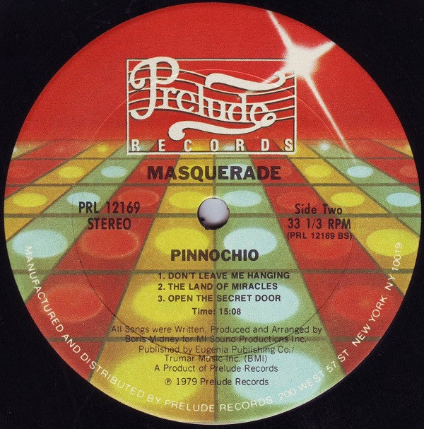 Masquerade (4) : Pinocchio (LP, Album, Mixed, Ter)