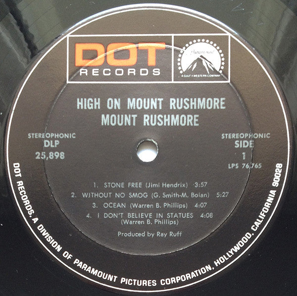 Mount Rushmore (2) : High On Mount Rushmore (LP, Album)