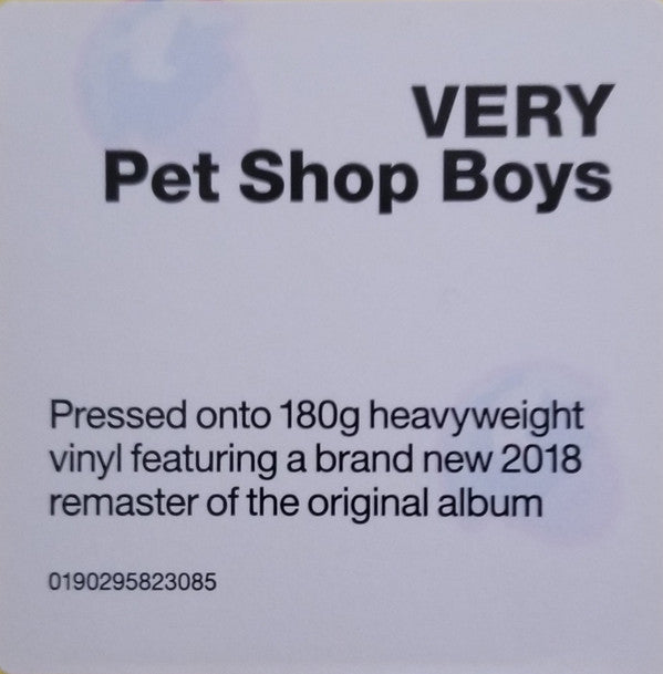 Pet Shop Boys : Very (LP, Album, RE, RM, 180)