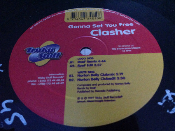 Clasher : Gonna Set You Free (12")