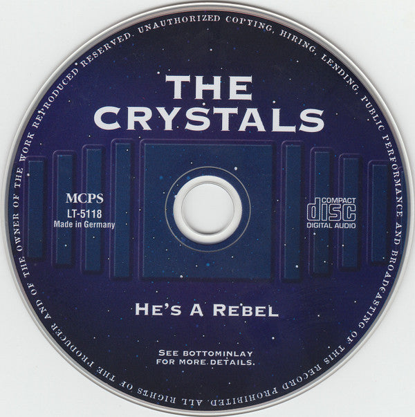 The Crystals : He's A Rebel (CD, Comp, RE)