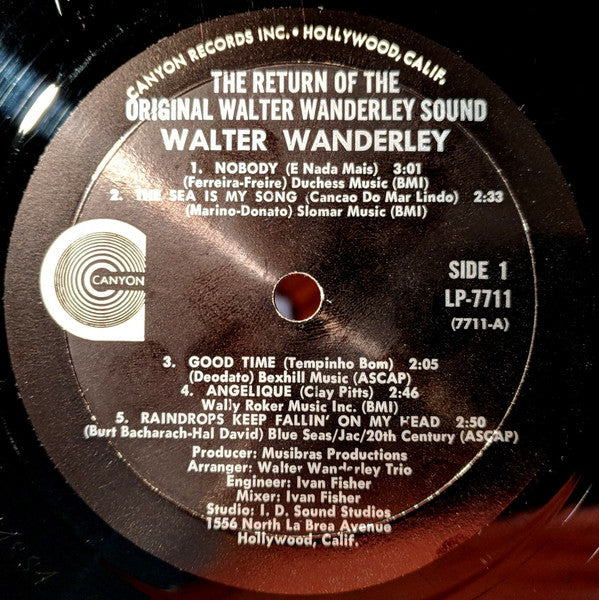 Walter Wanderley : The Return Of The Original (LP, Album)