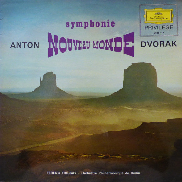 Antonín Dvořák / Berliner Philharmoniker, Ferenc Fricsay : Symphonie Nouveau Monde (LP, RE)