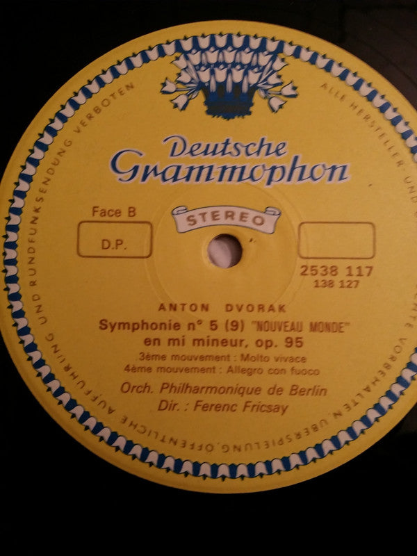 Antonín Dvořák / Berliner Philharmoniker, Ferenc Fricsay : Symphonie Nouveau Monde (LP, RE)