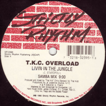 TKC Overload : Livin In The Jungle (12")