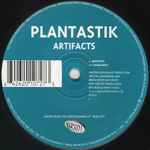 Plantastik : Artifacts (12")