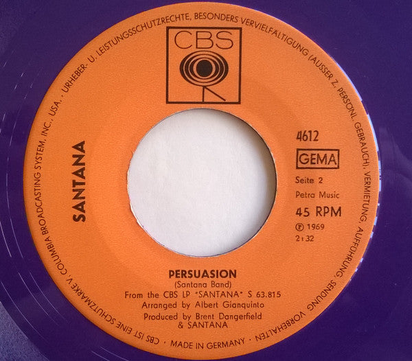 Santana : Jingo (7", Single, Pur)