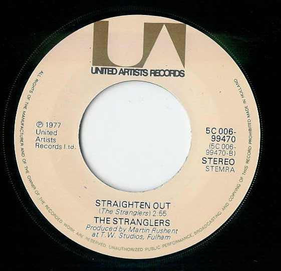 The Stranglers : Something Better Change / Straighten Out (7", Single)