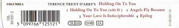 Terence Trent D'Arby : Terence Trent D'Arby's Holding On To You (CD, Maxi)
