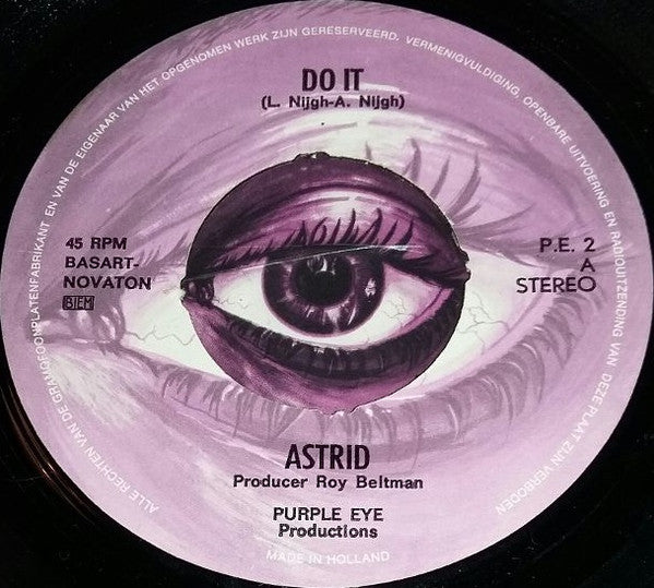 Astrid Nijgh : Do It / Buildings (7", Single)