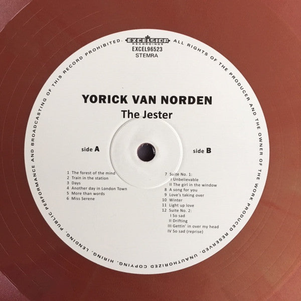 Yorick Van Norden : The Jester (LP, Album, Ltd, Red + CD, Album, Promo)