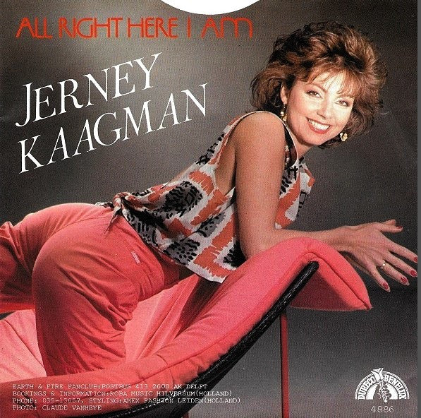 Jerney Kaagman : All Right Here I Am (7")