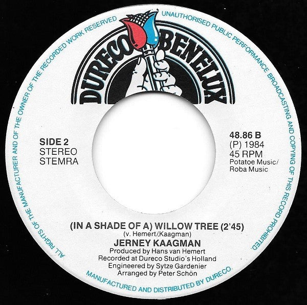 Jerney Kaagman : All Right Here I Am (7")