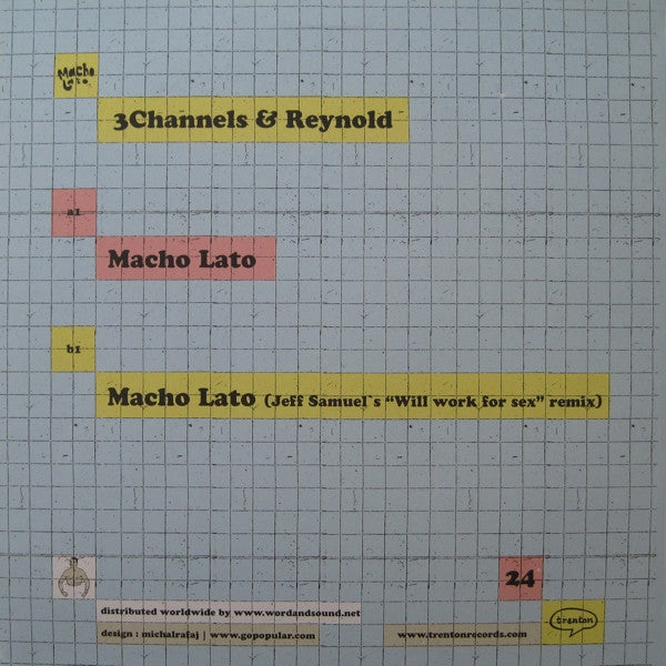 3 Channels & Reynold : Macho Lato (12")