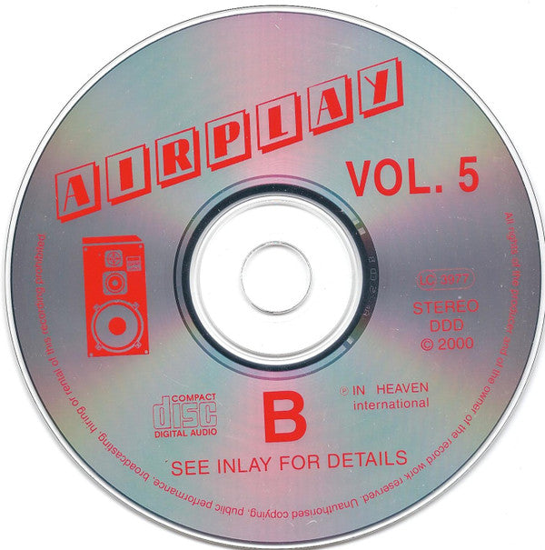 Various : Airplay Top Charts 5 2000 - Mei 2000 (2xCD, Comp, Unofficial)