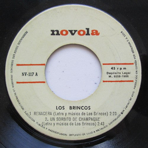 Los Brincos : Renacerá (7", EP)