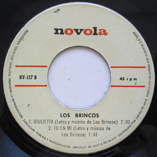 Los Brincos : Renacerá (7", EP)