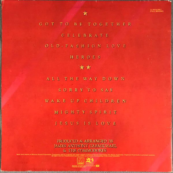 Commodores : Heroes (LP, Album)
