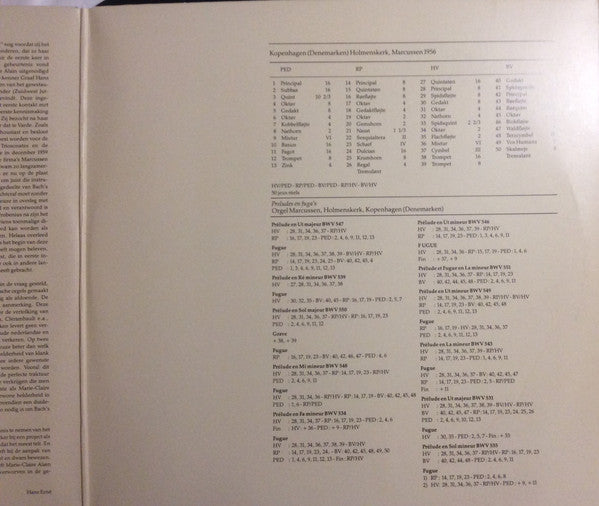 Johann Sebastian Bach - Marie-Claire Alain : Complete Orgelwerken Deel 8 (LP, Album)