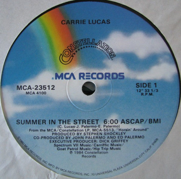 Carrie Lucas : Summer In The Street (12")