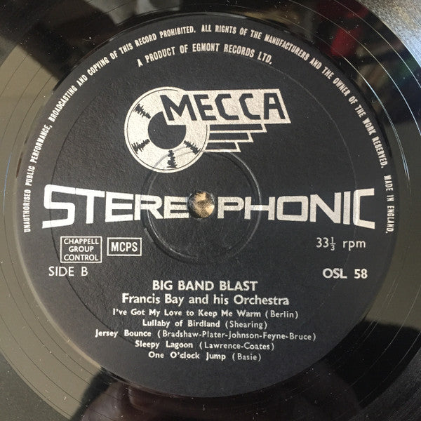 The Francis Bay Orchestra* : Big Band Blast (LP, Album)