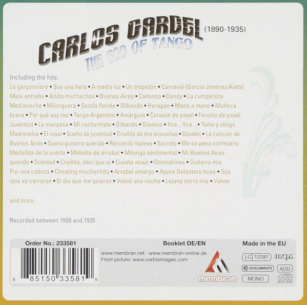 Carlos Gardel : The God Of Tango (8xCD, Comp, Box)