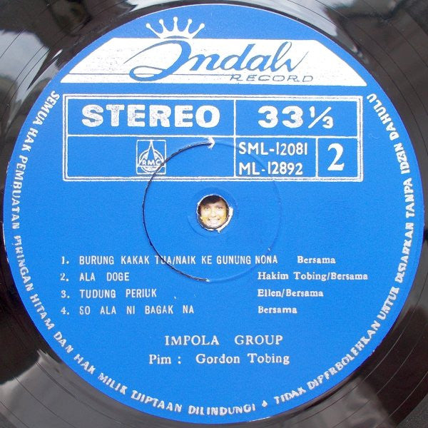 Gordon Tobing :  Lagu 2 Rakyat (LP)