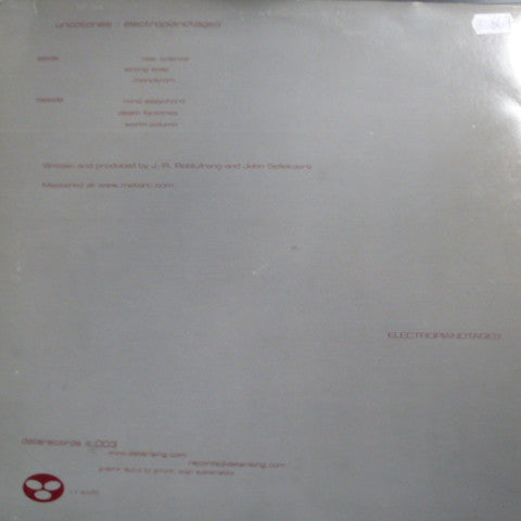 Uncotones : Electropianotages (LP, Ltd)