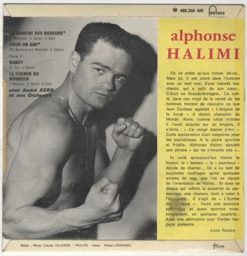 Alphonse Halimi : La Marche Des Boxeurs / Pour Un Ami / Nancy / Le Chemin Du Bonheur (7", EP)