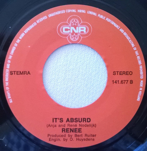 Renée : Come Closer (7", Single)