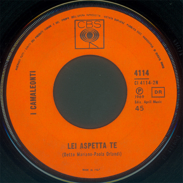 I Camaleonti : Viso D'Angelo (7")