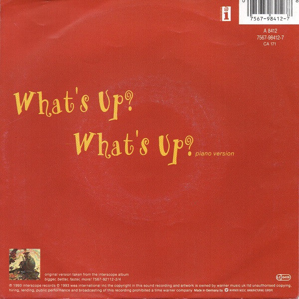 4 Non Blondes : What's Up? (7", Single, Lar)