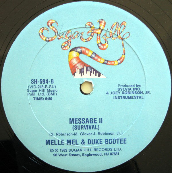 Melle Mel & Duke Bootee : Message II (Survival) (12")