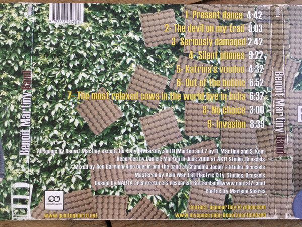 Benoît Martiny Band : Benoît Marrtini Band (CD, Album, Dig)