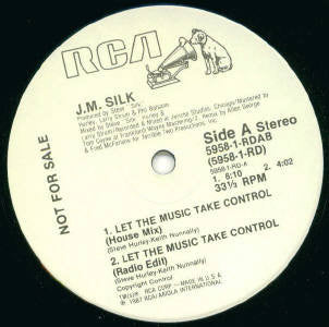 J.M. Silk : Let The Music Take Control (12", Single, Promo)
