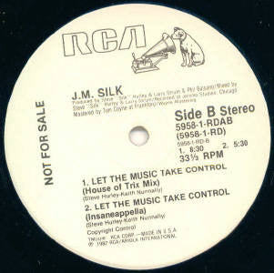 J.M. Silk : Let The Music Take Control (12", Single, Promo)
