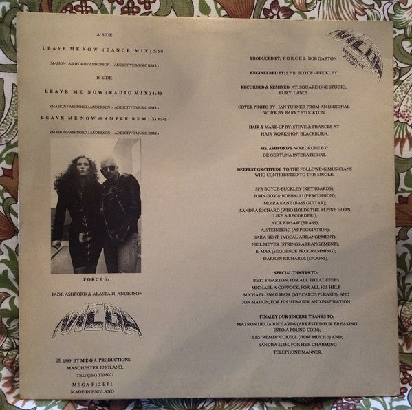 Force (11) : Leave Me Now (12")