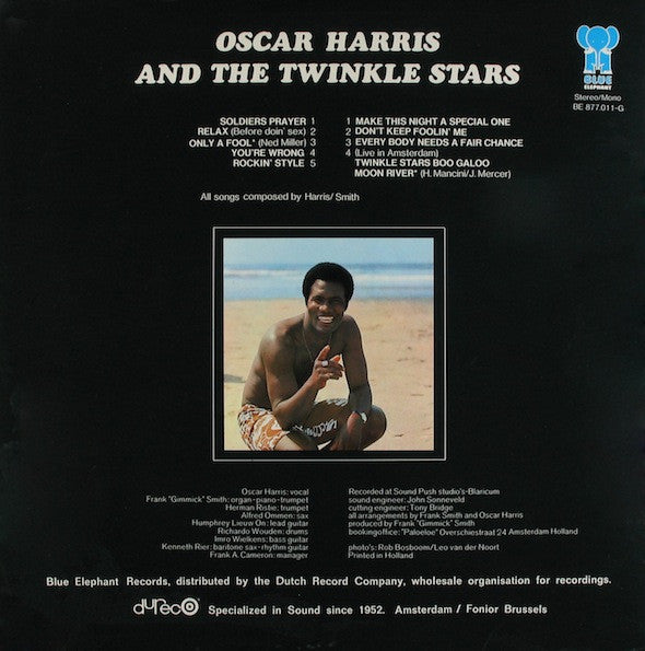 Oscar Harris And The Twinkle Stars : Oscar Harris And The Twinkle Stars (LP, Album, Gat)