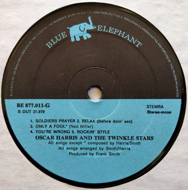 Oscar Harris And The Twinkle Stars : Oscar Harris And The Twinkle Stars (LP, Album, Gat)