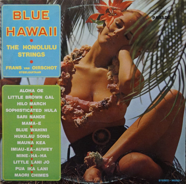The Honolulu Strings (2) Featuring Frans van Oirschot : Blue Hawaii (LP, Album)