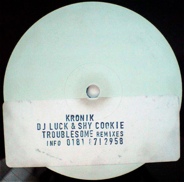 DJ Luck & Shy Cookie : Troublesome (12", RP, W/Lbl, Sti)
