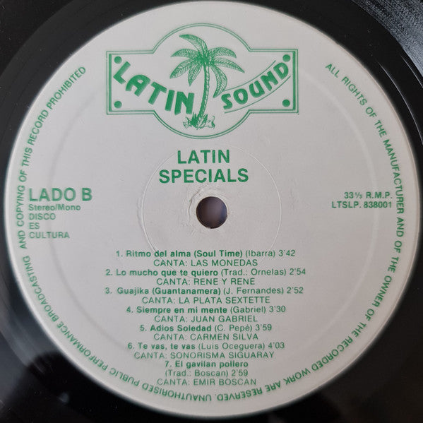 Various : Latin Specials (LP, Comp)