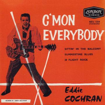 Eddie Cochran : C'mon Everybody (CD, EP, RE, RM)