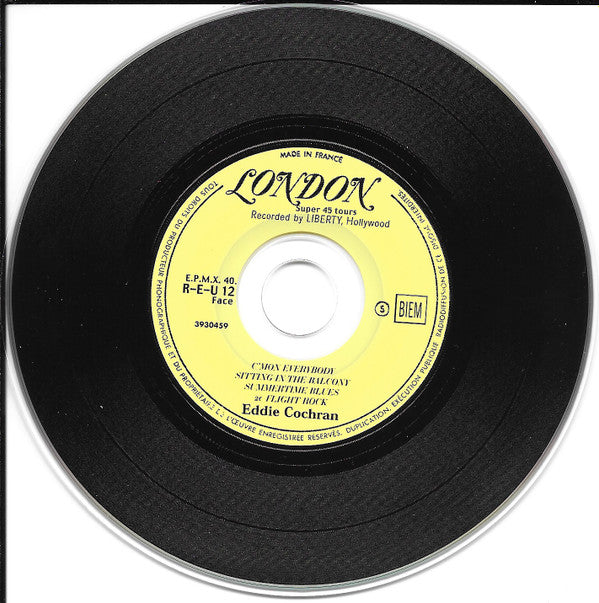 Eddie Cochran : C'mon Everybody (CD, EP, RE, RM)