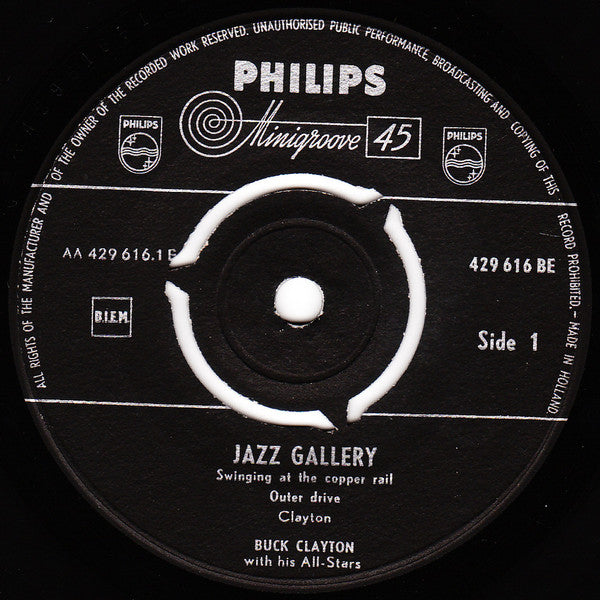 Buck Clayton : Jazz Gallery (7", EP)