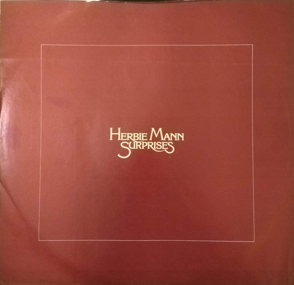 Herbie Mann Featuring Cissy Houston : Surprises (LP, Album, MO)